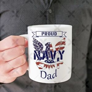 Proud Navy Dad Mug